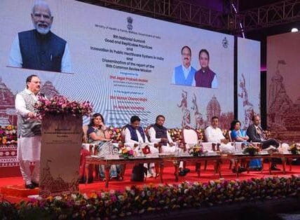 Union Health Minister JP Nadda inaugurated the 9th National Summit on Good and Replicated Practices and Innovations in Public Healthcare System in Puri, Odisha