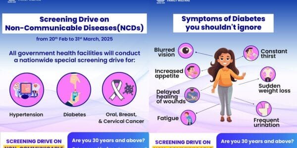 Union Health Ministry launches special NCD screening campaign