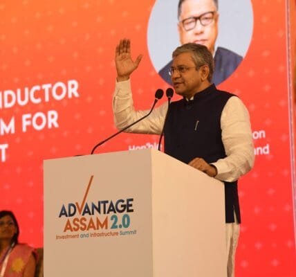Union Minister Ashwini Vaishnaw unveils key infrastructure and IT initiatives at Advantage Assam 2.0