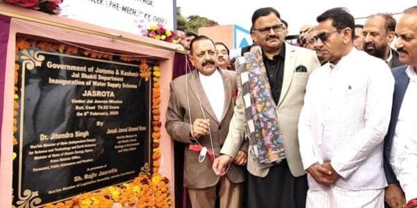 Union Minister Dr. Jitendra Singh inaugurated various water supply schemes under Jal Jeevan Mission in Kathua, Jammu and Kashmir