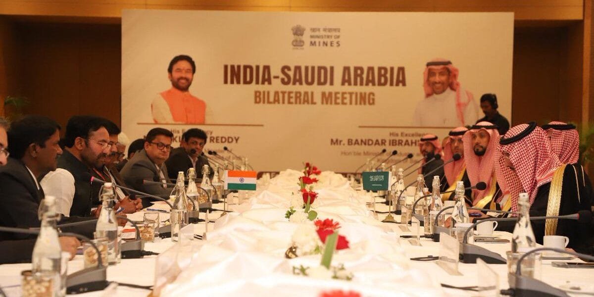 Union Minister G. Kishan Reddy meets Saudi Arabian Minister to strengthen cooperation in critical minerals sector