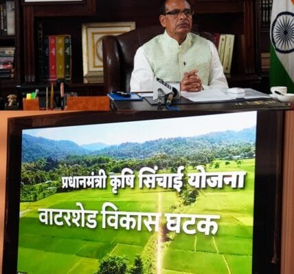 Union Minister Shivraj Singh Chauhan today launched the Watershed Yatra based on the theme 'Water brings wealth' through video conferencing