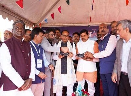 Union Minister Shivraj Singh Chouhan today launched the 'NAKSHA' programme in Raisen (Sanchi), Madhya Pradesh