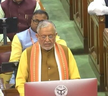 Uttar Pradesh Finance Minister Suresh Khanna presented the budget in the Uttar Pradesh Assembly