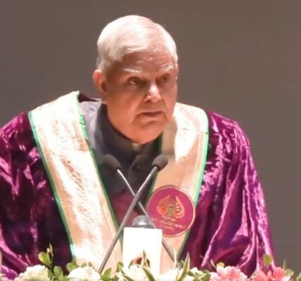 Vice President addresses the 10th Convocation of Shri Mata Vaishno Devi University in Katra