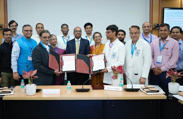 एम्स नई दिल्ली और समीर ने चिकित्सा इलेक्ट्रॉनिक्स और स्वास्थ्य सेवा प्रौद्योगिकी में नवाचार को बढ़ाने के लिए महत्‍वपूर्ण समझौता ज्ञापन पर हस्ताक्षर किए