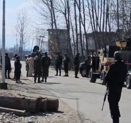 An encounter broke out between security forces and terrorists in Kupwara, Jammu and Kashmir today