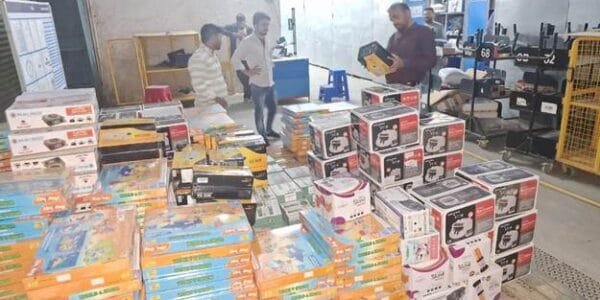 Bureau of Indian Standards conducted a search and seizure operation at the warehouses of Amazon Sellers Pvt Ltd located at Mohan Cooperative Industrial Area, Delhi