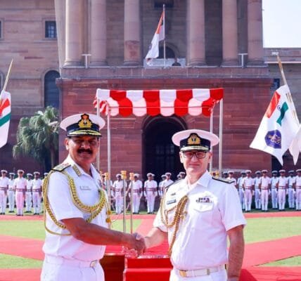 Chief of the Naval Staff, Royal New Zealand Navy (RNZN), Rear Admiral Garin Goulding is on an official visit to India from 16 to 21 March