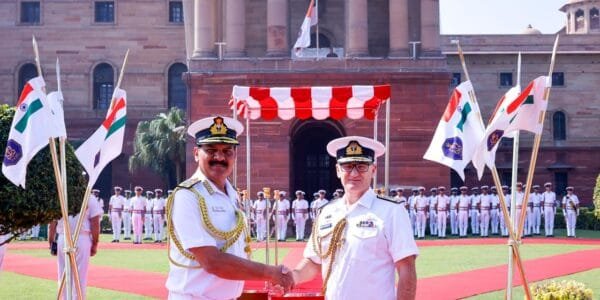 Chief of the Naval Staff, Royal New Zealand Navy (RNZN), Rear Admiral Garin Goulding is on an official visit to India from 16 to 21 March