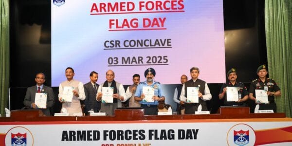 Defence Minister Rajnath Singh calls upon people to contribute whole-heartedly towards the welfare of soldiers and their families