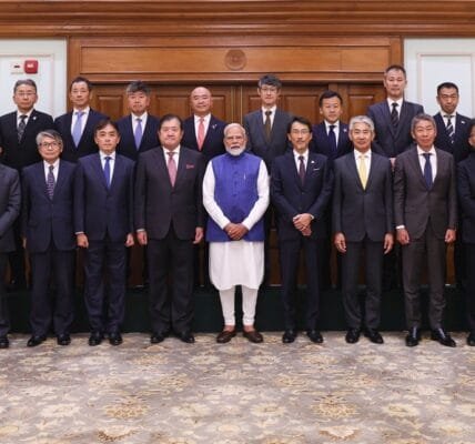 Delegation of Japan-India Business Cooperation Committee meets Prime Minister Modi
