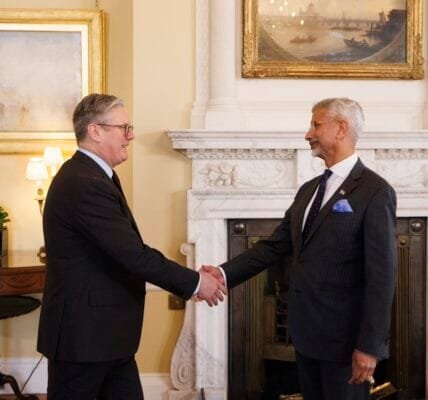 Dr. S. Jaishankar met UK Prime Minister Keir Starmer and his British counterpart David Lammy