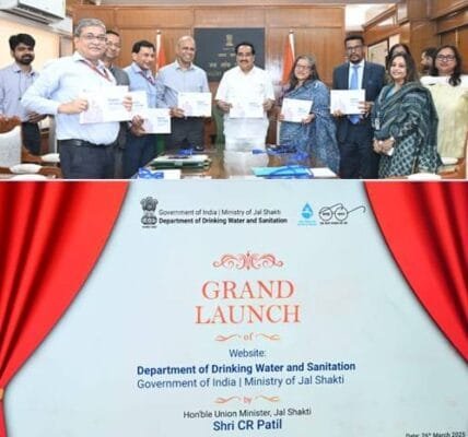 HMOJS CR Patil launches DDWS- UNICEF's 'Ripples of Change' publication