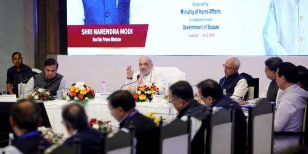 Home Minister Amit Shah chairs review meeting on implementation of three new criminal laws in Northeast states in Guwahati