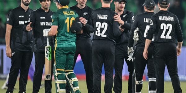 ICC Champions Trophy New Zealand beat South Africa by 50 runs in the second semi-final, will face India in the final on Sunday