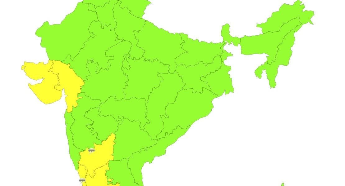 IMD predicted light to moderate rain during the next two to three days
