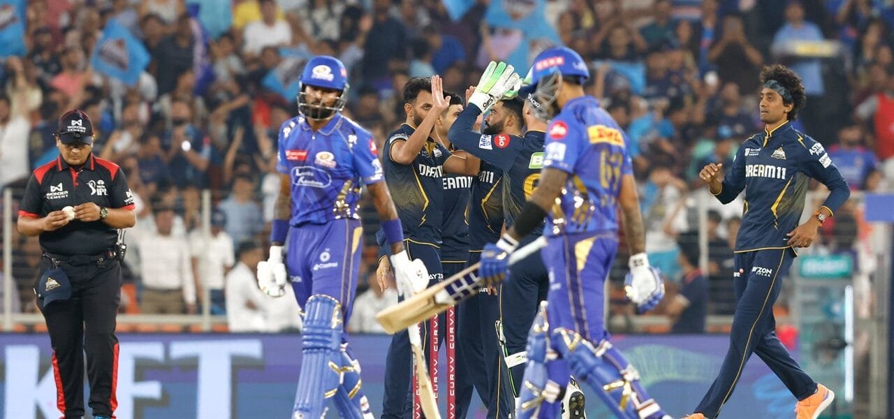 In IPL Cricket, Gujarat Titans beat Mumbai Indians by 36 runs in Ahmedabad