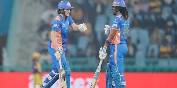 In Women's Premier League Cricket yesterday, Mumbai Indians defeated UP Warriors by 6 wickets