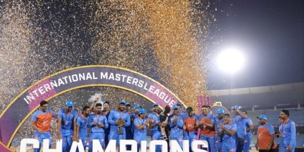 India Masters won the first International Masters League T20 title by defeating West Indies Masters by 6 wickets in Raipur