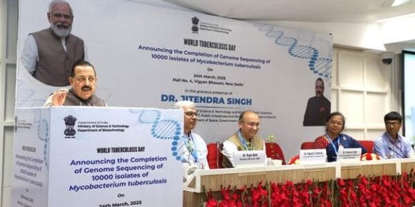 India achieves milestone in TB research Dr Jitendra Singh announces completion of 10,000 genome sequences of Mycobacterium tuberculosis