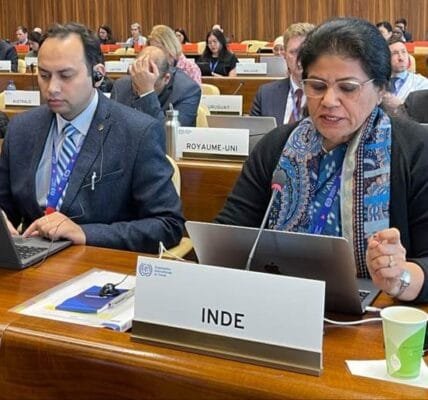 India participated in the 353rd Governing Body Meeting of the International Labour Organisation (ILO) held in Geneva