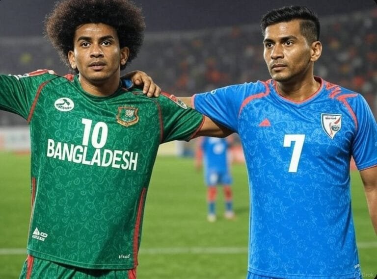 एएफसी एशियाई कप फुटबॉल 2027 क्वालीफायर में आज शाम शिलांग में भारत का सामना बांग्लादेश से