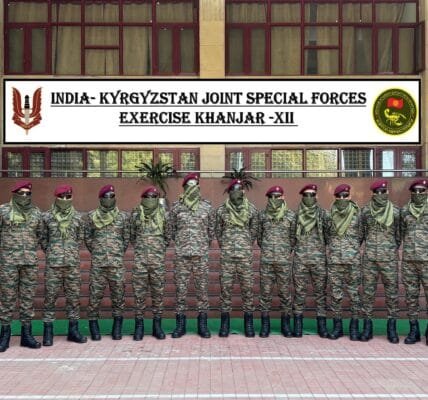 Indian Army Contingent leaves for India-Kyrgyzstan Joint Special Forces Exercise Khanjar-XII