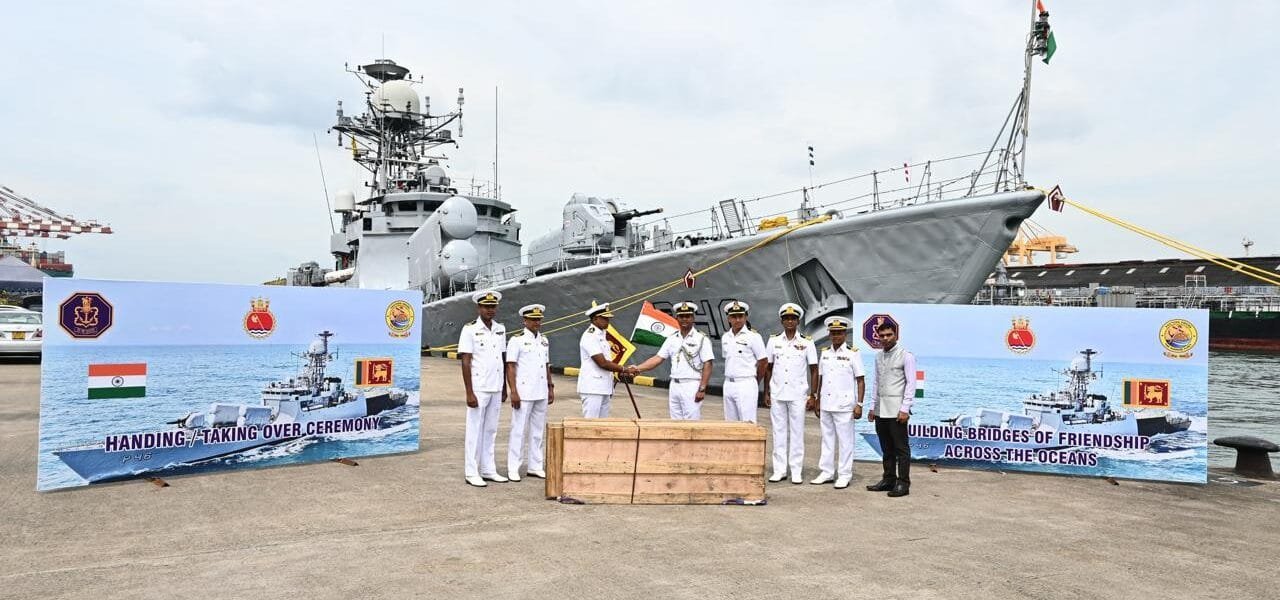 Indian Naval Ship Kuthar reached Colombo, Sri Lanka