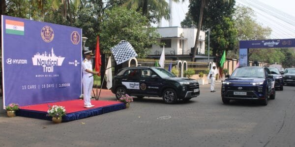 Indian Navy Motor Car Rally flagged off from Kolkata on East Coast