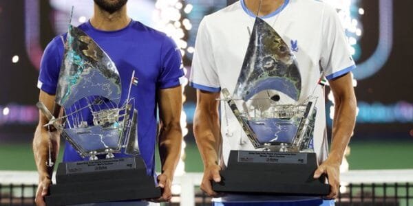 India's Yuki Bhambri and Australia's Alexei Popyrin pair won the men's doubles title at the Dubai Open Tennis Championship