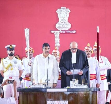 Justice Harish Tandon was sworn in as the new Chief Justice of Orissa High Court today