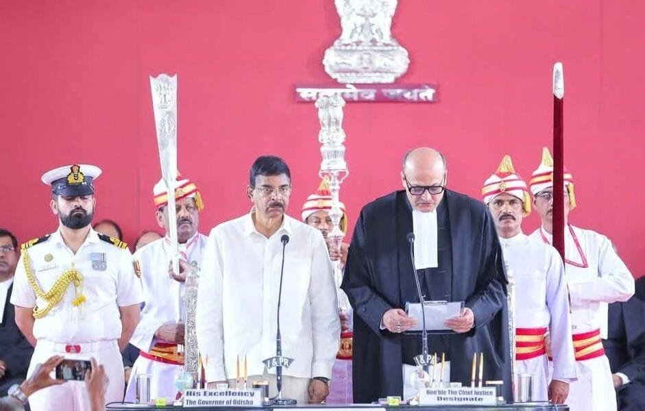Justice Harish Tandon was sworn in as the new Chief Justice of Orissa High Court today