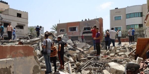 More than 200 Palestinians, including women and children, were killed in fresh Israeli air strikes on the Gaza Strip