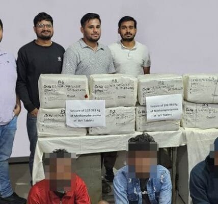 NCB seizes huge consignment of methamphetamine pills worth Rs 88 crore from Imphal and Guwahati zones, arrests 4 members of international drug mafia