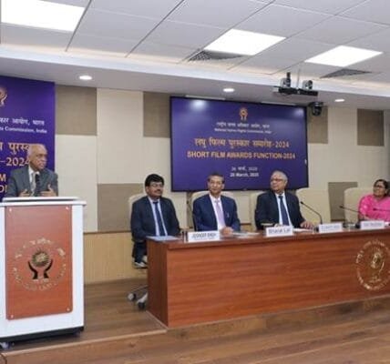NHRC confers awards to seven winners of its short films competition on human rights in the year 2024