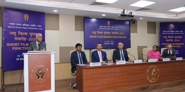 NHRC confers awards to seven winners of its short films competition on human rights in the year 2024