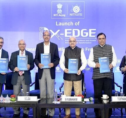 NITI Aayog CEO BVR Subrahmanyam launched DX-Edge