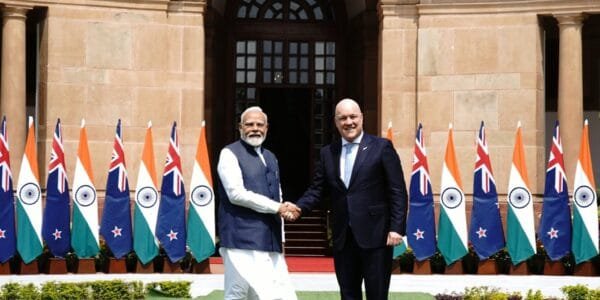 PM Modi holds talks with Prime Minister of New Zealand Christopher Luxon in New Delhi