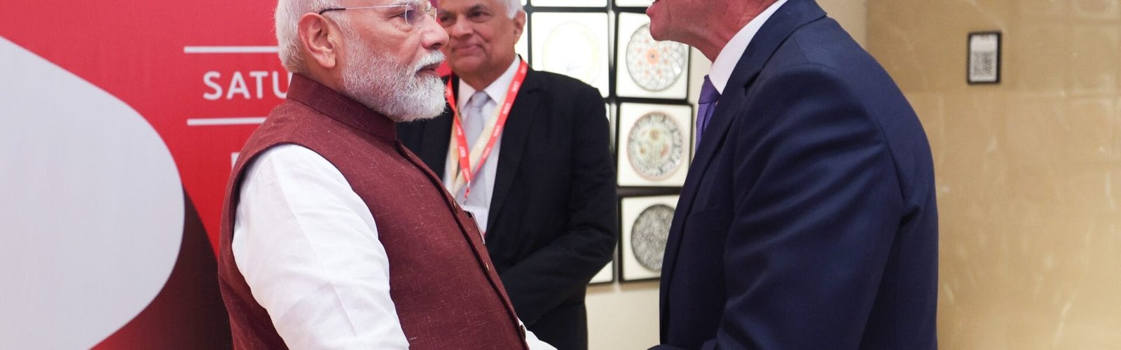 PM Modi met former President of Sri Lanka Ranil Wickremesinghe and former Prime Minister of Australia Tony Abbott