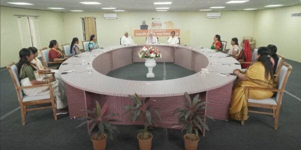 PM Narendra Modi interacts with Lakhpati Didis in Navsari, Gujarat