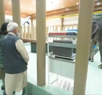 PM Narendra Modi visits Vantara Wildlife Rescue, Rehabilitation and Conservation Centre in Gujarat