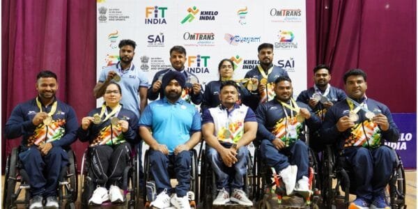 Powerlifting athletes from SAI's National Centre of Excellence (NCOE) in Gandhinagar performed brilliantly at the 2nd Khelo India Para Games