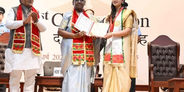 President Draupadi Murmu attended the convocation ceremony of AIIMS, Bathinda today