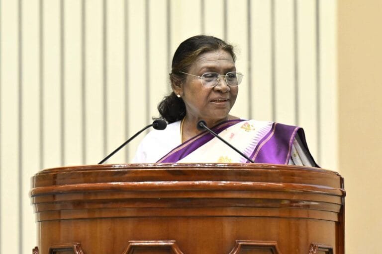 राष्‍ट्रपति द्रौपदी मुर्मु में आज नई दिल्‍ली में राष्‍ट्रीय पर्यावरण सम्‍मेलन-2025 का उद्घाटन किया