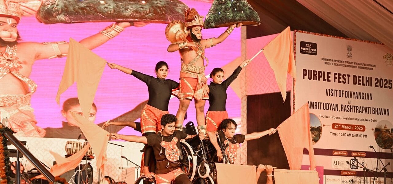 President Draupadi Murmu visited the festival and witnessed cultural performances by Divyangjans