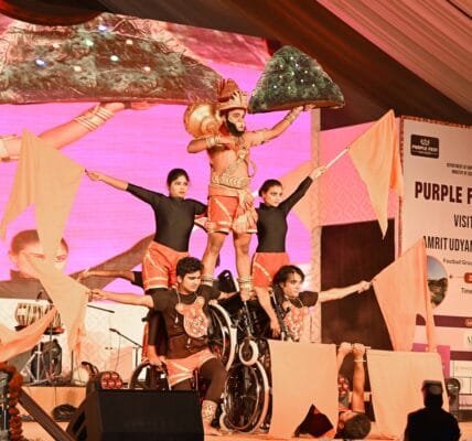 President Draupadi Murmu visited the festival and witnessed cultural performances by Divyangjans