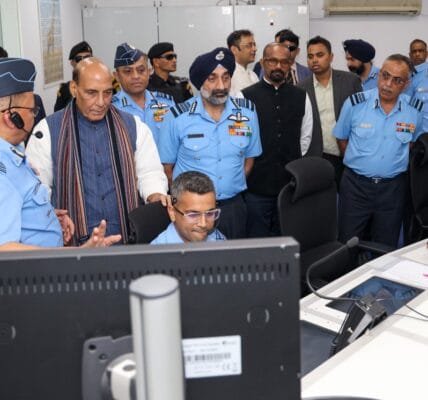 Rajnath Singh becomes the first Defence Minister to visit Indian Air Force's Institute of Aerospace Medicine in Bengaluru