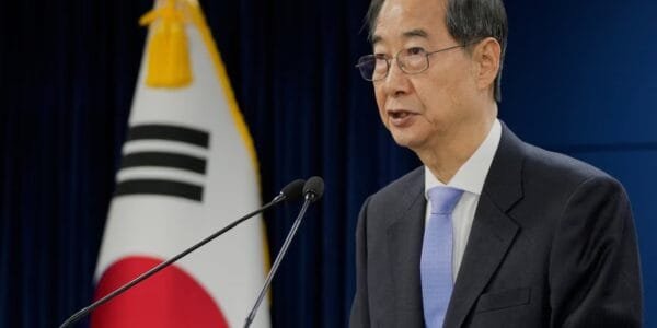 South Korea's Constitutional Court reinstates impeached Prime Minister Han Duk-soo as acting president