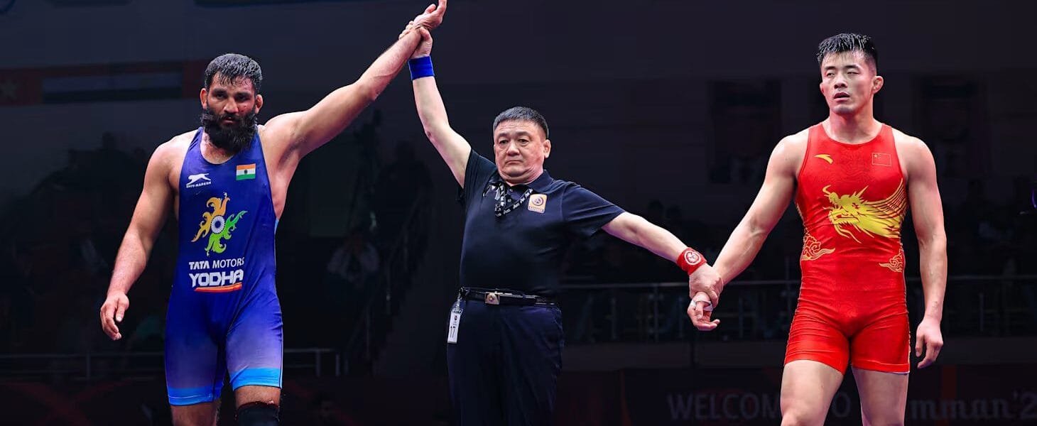 Sunil Kumar won bronze medal